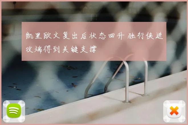 凯里欧文复出后状态回升 独行侠进攻端得到关键支撑